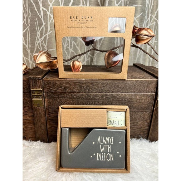 RAE DUNN TAPE OFFICE SCHOOL HOME NEW HTF RD PASSION SPARKLE - Picture 4 of 4